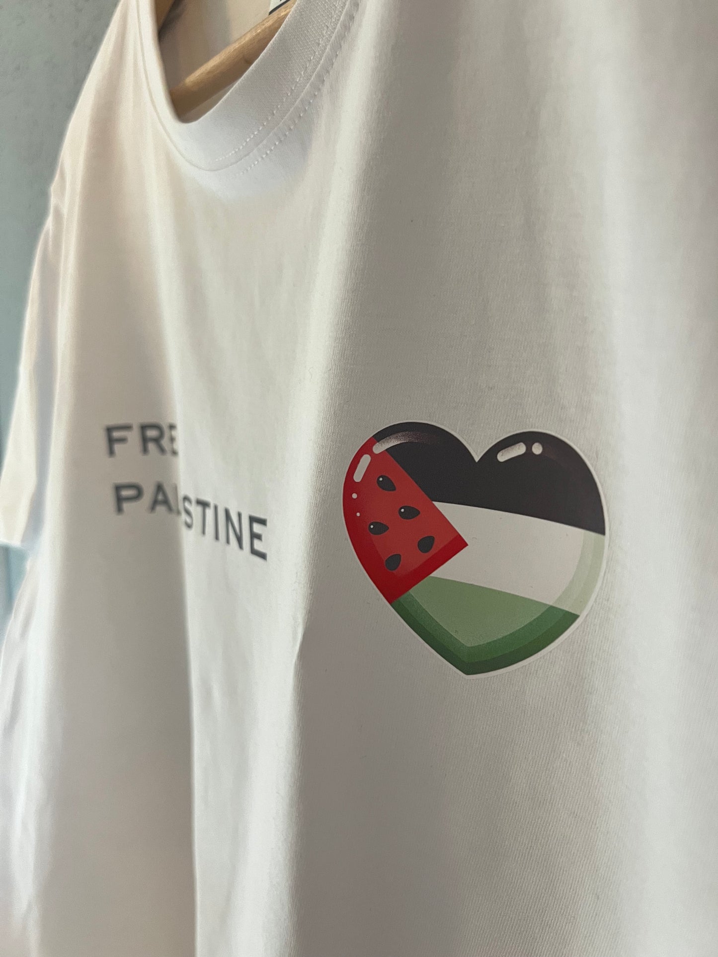 Free Palestine VI - sort og hvit!